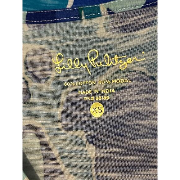 Lilly Pulitzer Paradis Dress Multi Hit the Spot Women's Size Extra Small Excelle - Picture 5 of 6